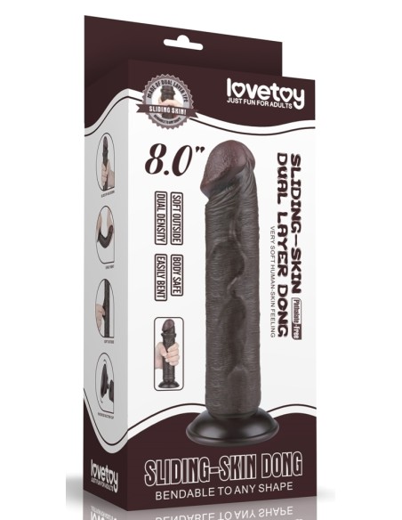 Gode Sliding Skin 17 x 4cm Noir Gode Sliding Skin 17 x 4cm Noir