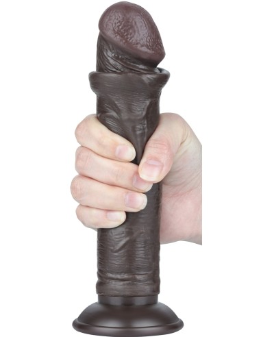 Gode Sliding Skin 17 x 4cm Noir