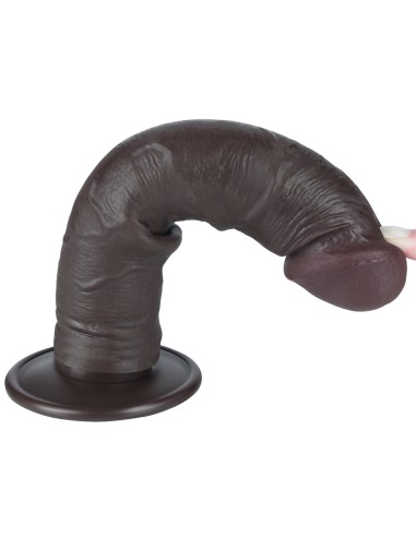 Gode Sliding Skin 17 x 4cm Noir