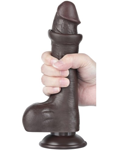 Gode Sliding Skin 14.5 x 4cm Noir