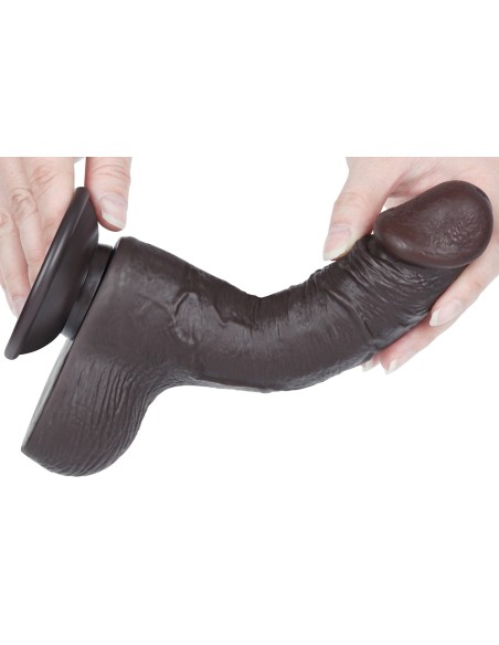 Gode Sliding Skin 13 x 3.7cm Noir