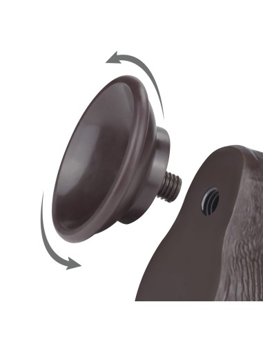 Gode Sliding Skin 13 x 3.7cm Noir