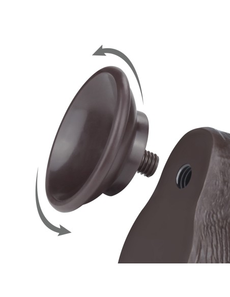 Gode Sliding Skin 13 x 3.7cm Noir