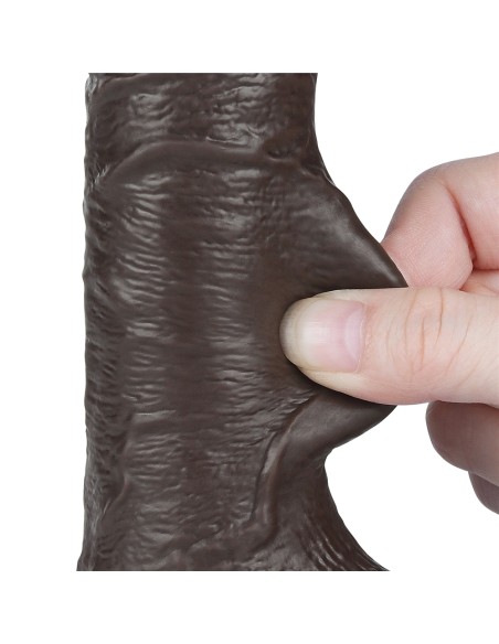 Gode Sliding Skin 13 x 3.7cm Noir