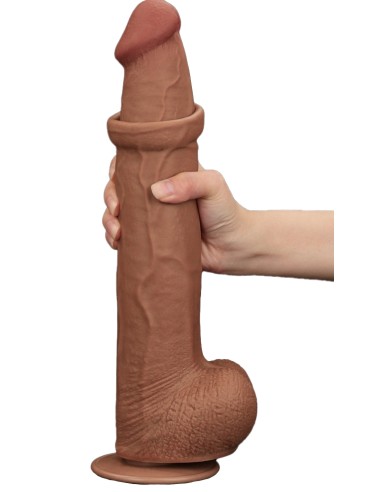 Gode Sliding Skin 26 x 6cm Marron