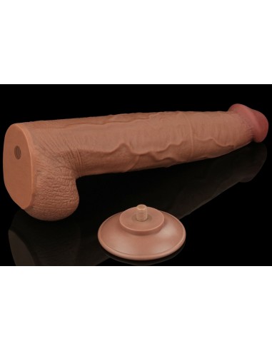 Gode Sliding Skin 26 x 6cm Marron