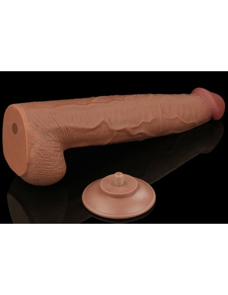 Gode Sliding Skin 26 x 6cm Marron