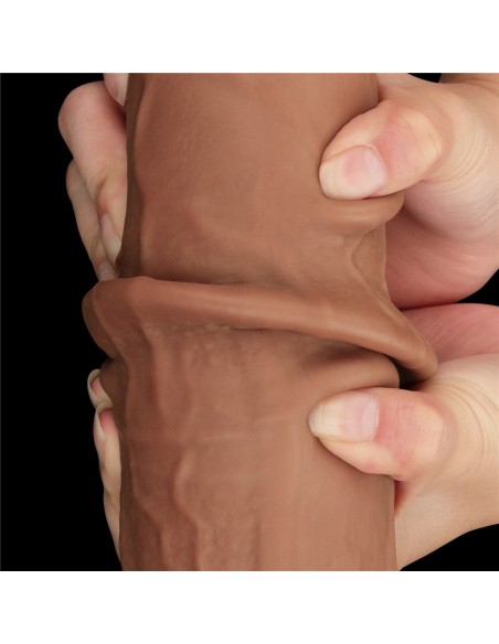 Gode Sliding Skin 26 x 6cm Marron