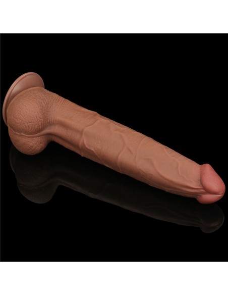 Gode Sliding Skin 26 x 6cm Marron