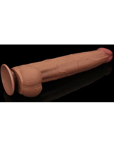 Gode Sliding Skin 26 x 6cm Marron