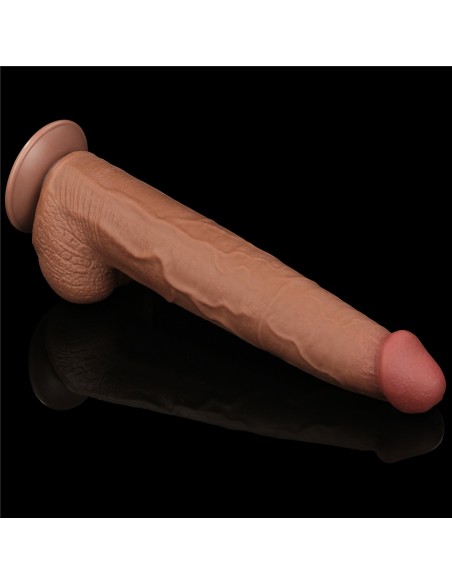 Gode Sliding Skin 26 x 6cm Marron