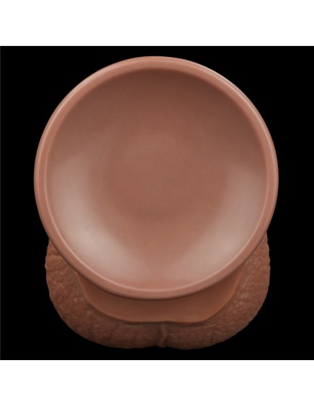 Gode Sliding Skin 26 x 6cm Marron