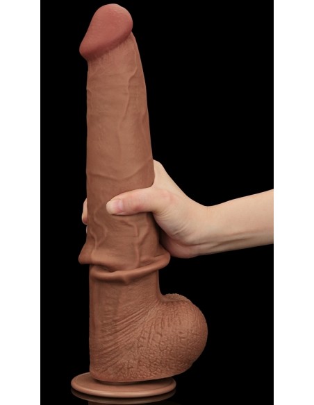 Gode Sliding Skin 26 x 6cm Marron