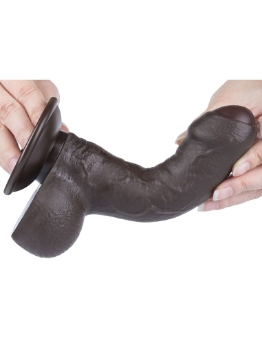 Gode Sliding Skin 12 x 3.7 cm Noir