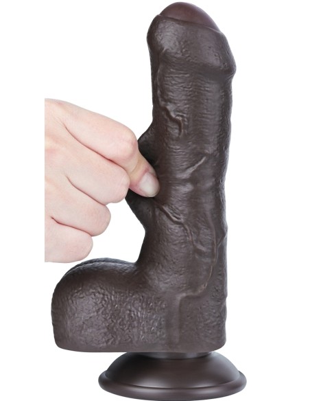 Gode Sliding Skin 12 x 3.7 cm Noir