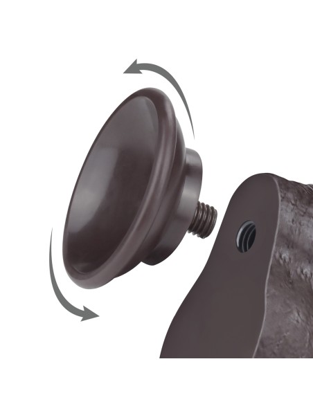 Gode Sliding Skin 12 x 3.7 cm Noir