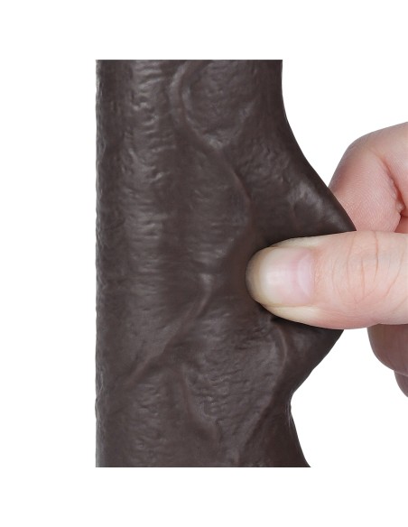 Gode Sliding Skin 12 x 3.7 cm Noir