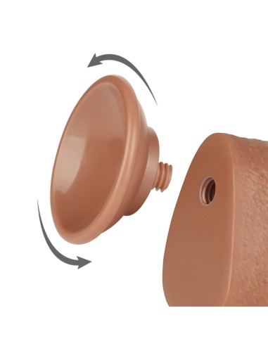 Gode Sliding Skin 18 x 4.7cm Marron