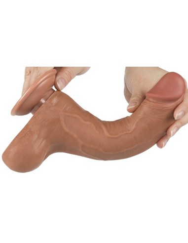 Gode Sliding Skin 16 x 4.2cm Marron