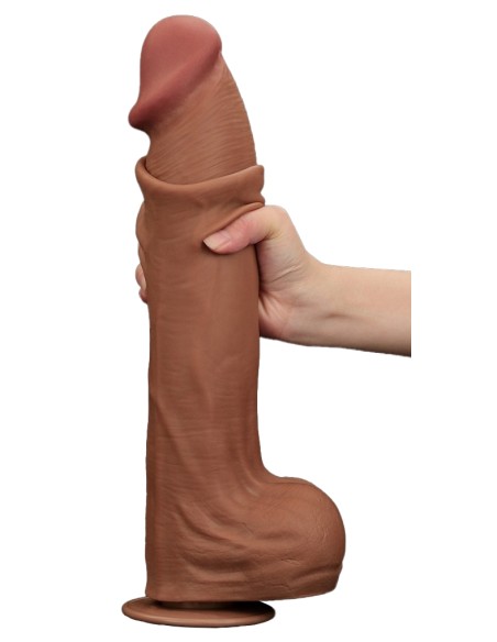 Gode Sliding Skin 27 x 6.5cm Marron