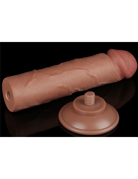 Gode Sliding Skin 17 x 4cm Marron