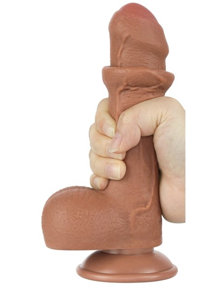 Gode Sliding Skin 12 x 3.7cm Marron