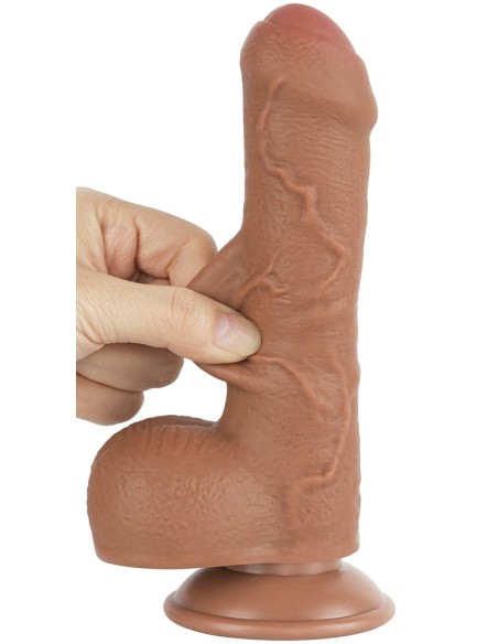 Gode Sliding Skin 12 x 3.7cm Marron