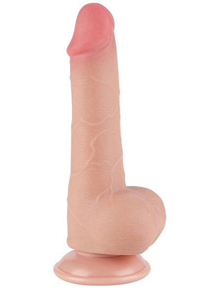 Gode avec Bourses Sliding Skin 13 x 3.8cm