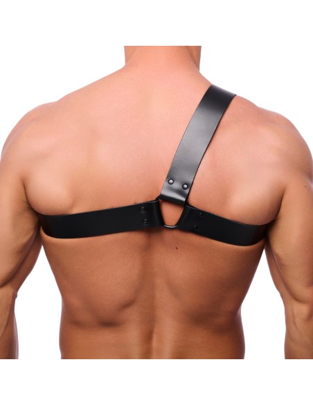Harnais en cuir Half Noir