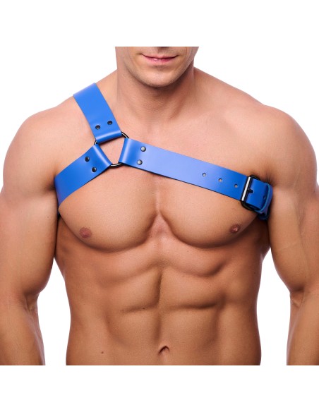 Harnais en cuir Half Bleu Harnais en cuir Half Bleu