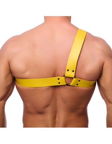 Harnais en cuir Half Jaune
