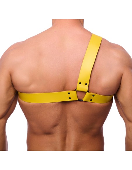 Harnais en cuir Half Jaune