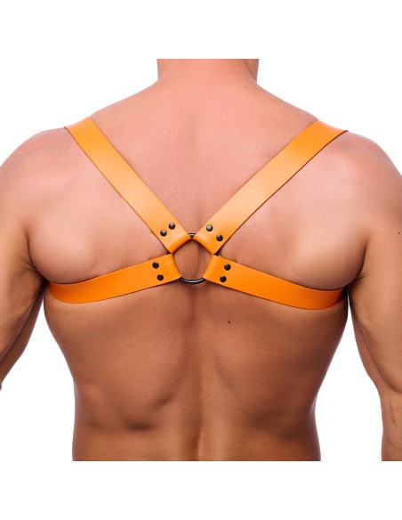 Harnais en cuir Shoulder Orange