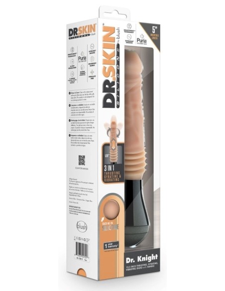 Gode à poussée rotatif Dr Knight 13 x 3.8cm