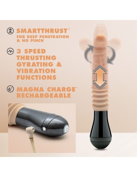 Gode à poussée rotatif Dr Knight 13 x 3.8cm