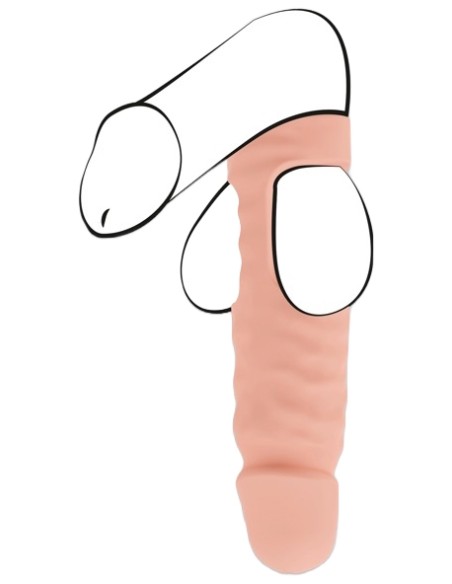 Sextoy Double Pénétration Ball Fuck 9 x 4.7cm Sextoy Double Pénétration Ball Fuck 9 x 4.7cm