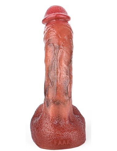 Gode Curved Balls 16 x 3.5cm Marron