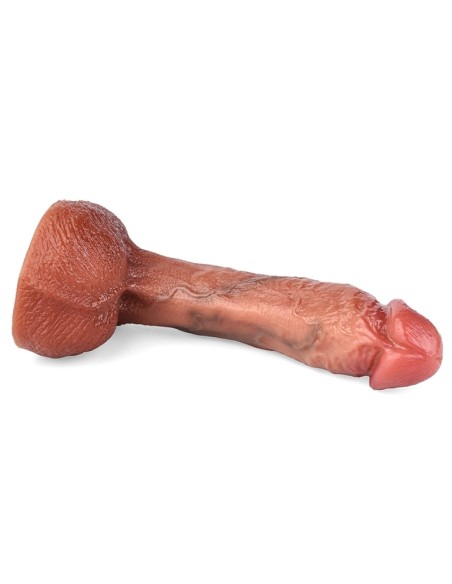 Gode Curved Balls 16 x 3.5cm Marron