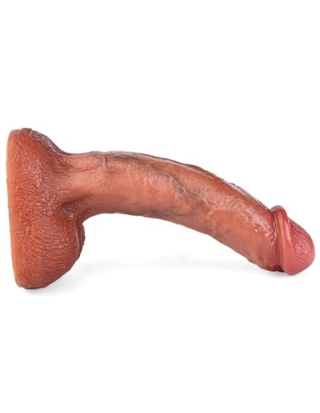 Gode Curved Balls 16 x 3.5cm Marron