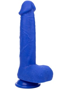 Gode vibrant Captain 16 x 4 cm Bleu