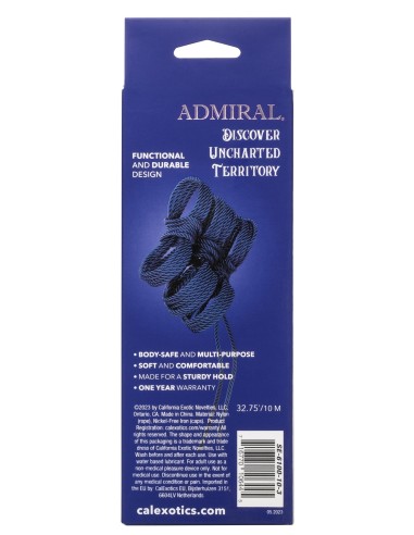 Corde de bondage Admiral 10 mètres Bleue