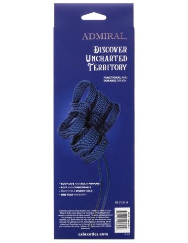 Corde de bondage Admiral 30 mètres Bleue