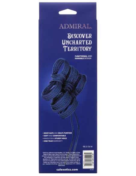 Corde de bondage Admiral 30 mètres Bleue