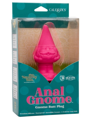Naughty Bits Anal Gnome Gnome Butt Plug Pink