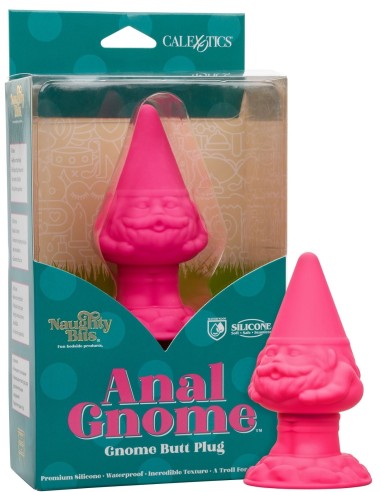 Naughty Bits Anal Gnome Gnome Butt Plug Pink