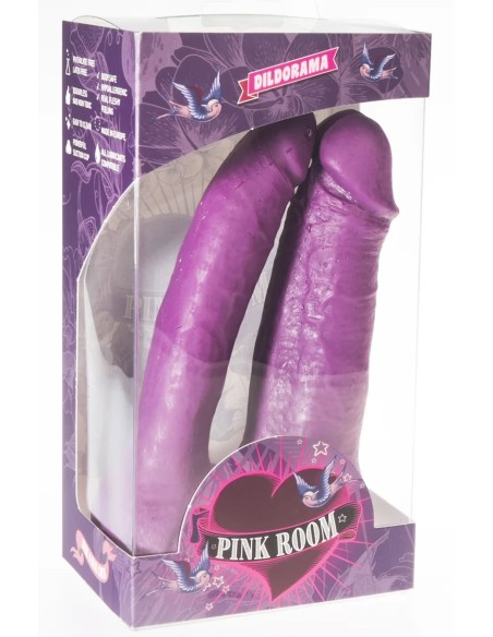 Double Gode P11 Jackson 13 x 4.5 cm Violet Double Gode P11 Jackson 13 x 4.5 cm Violet