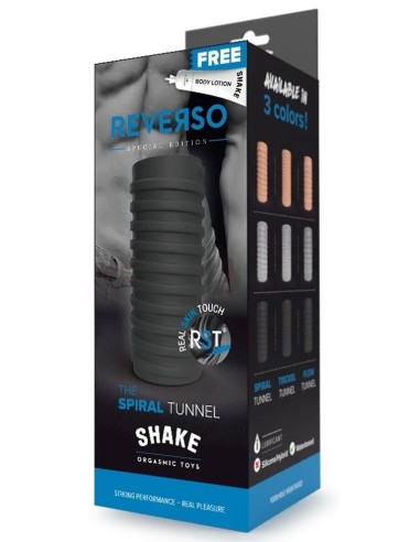 Masturbateur The Spiral Tunnel Shake Reverso Noir