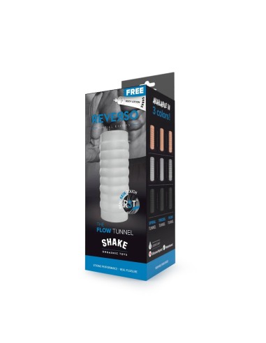 Masturbateur The Flow Tunnel Shake Reverso Blanc