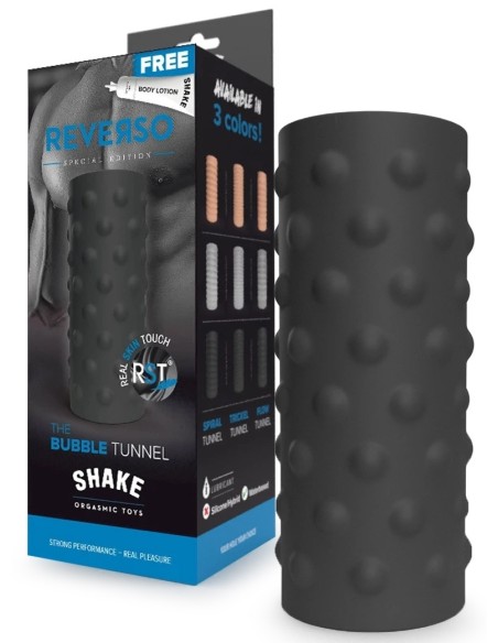 Masturbateur The Bubble Tunnel Shake Reverso Noir