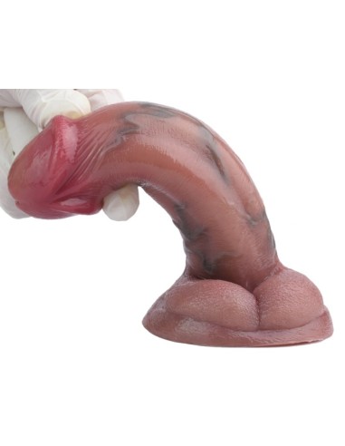 Gode Vibrant Skinnier Ugo 12.5 x 4.5 cm Marron